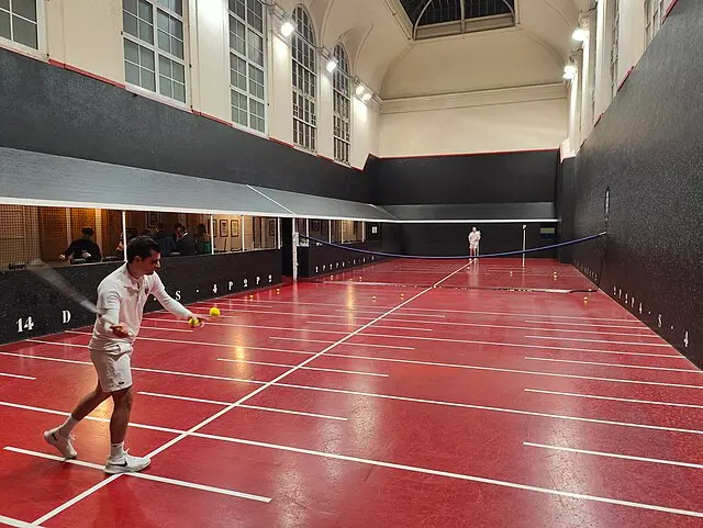 Historic jeu de paume court in Paris – cultural sport activity for French learners