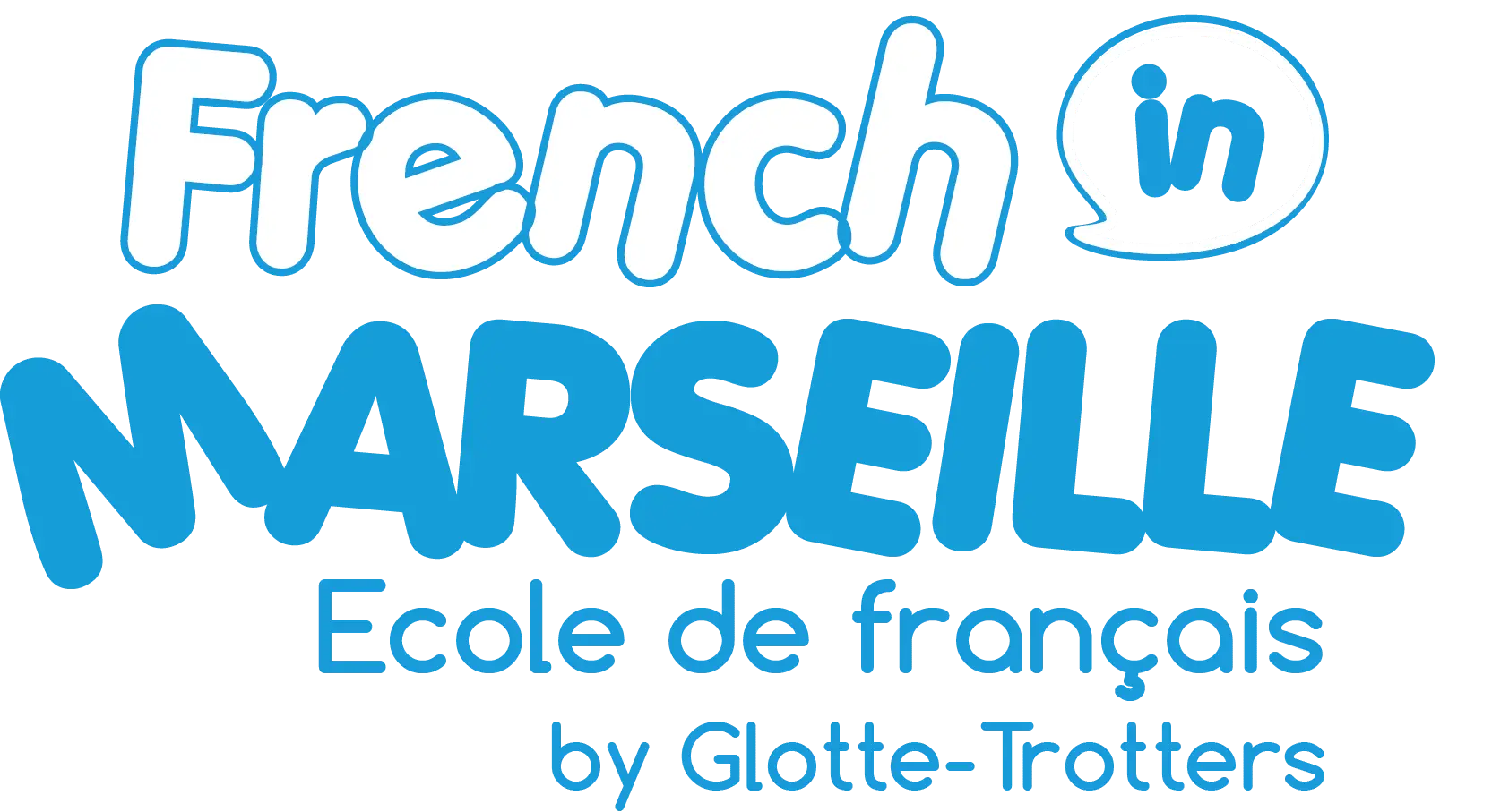 Logo of French in Marseille, a French language school in the South of France