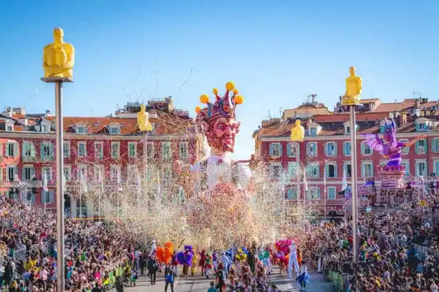 Nice Carnival parade on Place Masséna – cultural immersion experience on the French Riviera