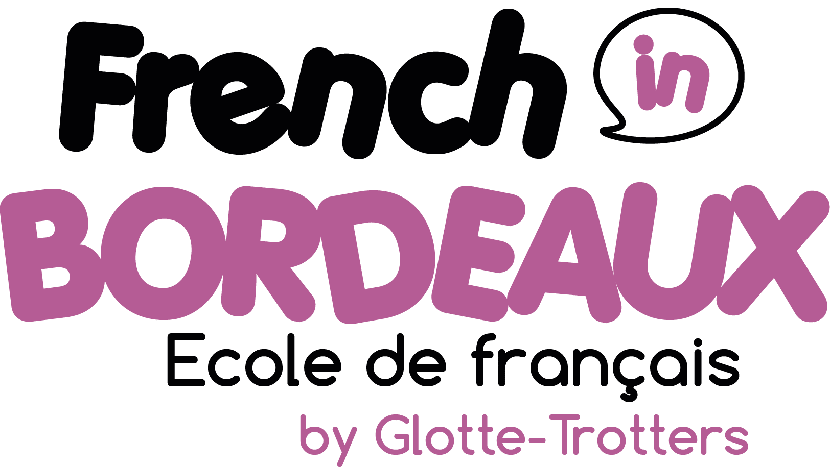 Logo of French in Bordeaux, a language school offering French courses and cultural experiences in Bordeaux, France.